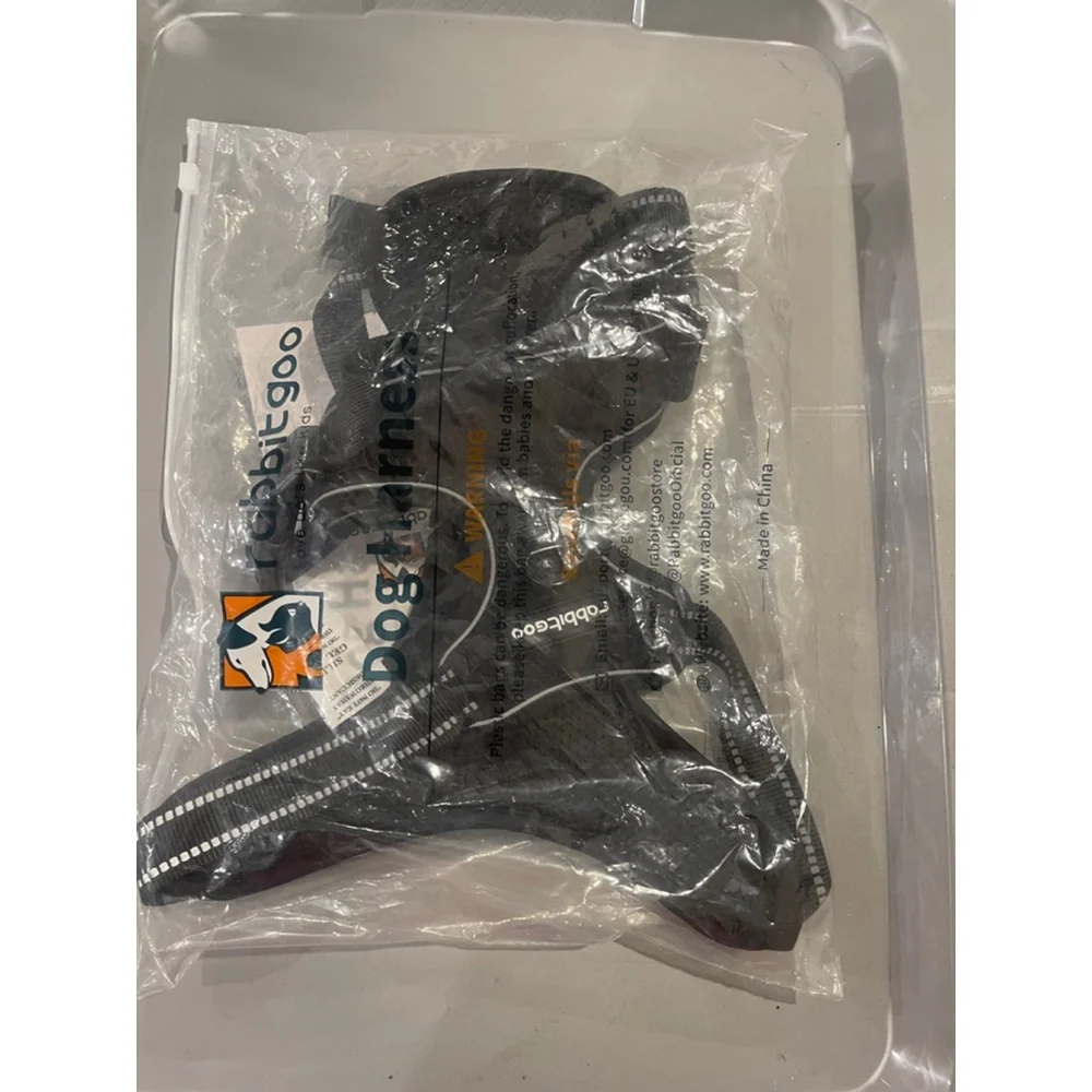 Rabbitgoo Dog Harness Black Red